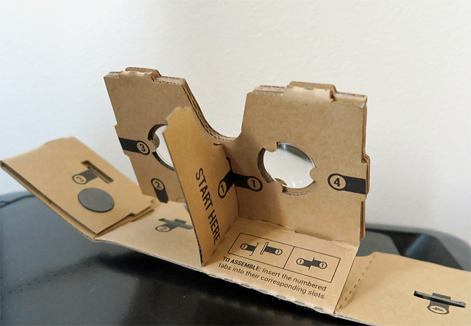 Google Cardboard 組み立て2